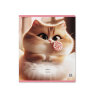 Тетрадь 12 л., клетка, блёстки, ERICH KRAUSE, "Prima Cat" (микс в спайке), 64822, 107801