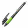 Ручка стираемая гелевая с грипом BIC "Gelocity Illusion", ЧЕРНАЯ, корпус черный, линия 0,3 мм, 516523, 144419