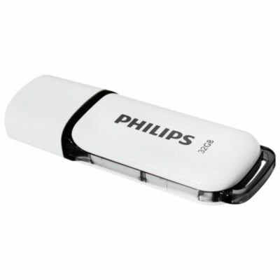 Флеш-диск 32 GB PHILIPS SNOW, разъем USB 2.0, черный, FM32FD70B/97, 514079