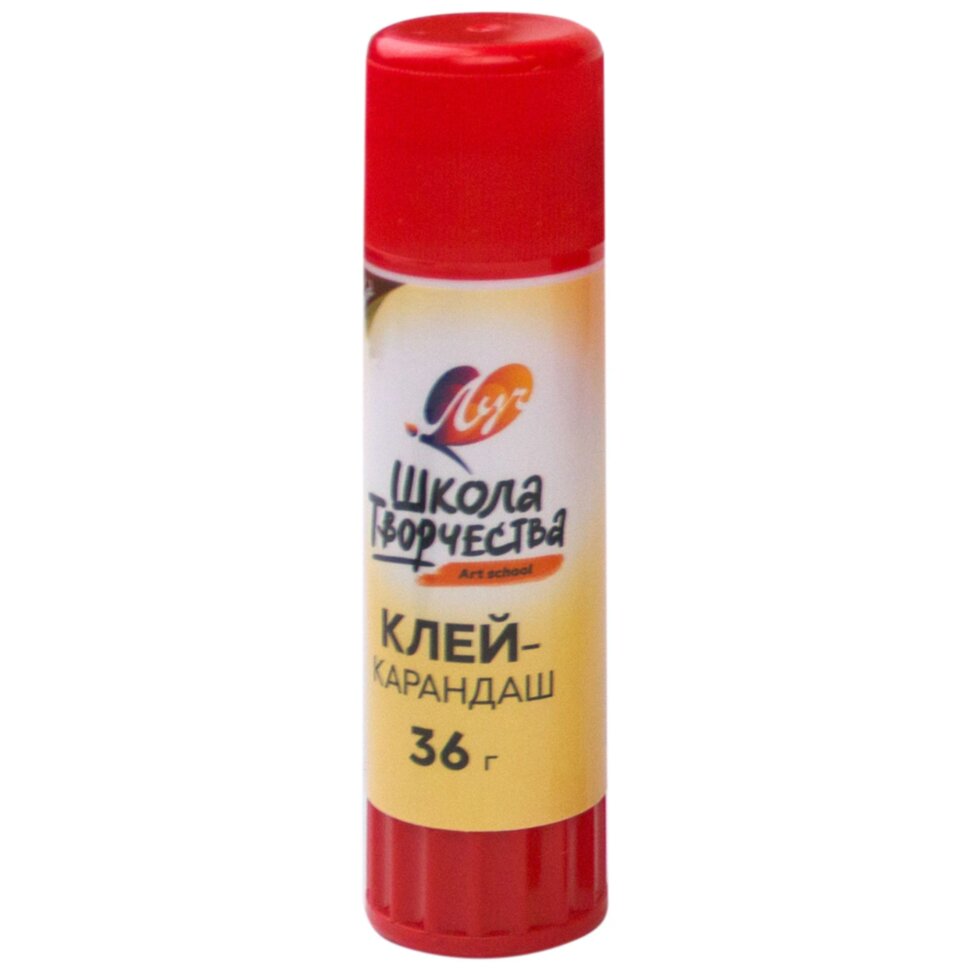 Клей-карандаш ЛУЧ "Школа творчества", 36 г, PVP основа, 29С 1738-08, 274840
